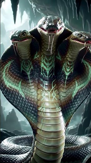 The Three Headed Snake | The king of Snake has Three Headed #snake #kingcobras