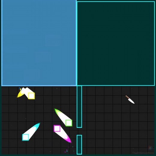Can yellow win? #racingsquares #squarerace #level #squareracegame #squareraceshorts #simulation