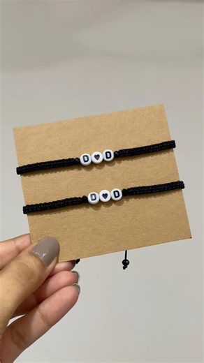 Custom DUO BRACELET with INITIALS❤️✨ #beadedaccessories #friendshipgoals #bffsbracelet