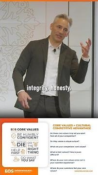 Core Values That Actually Drive Competitive Advantage