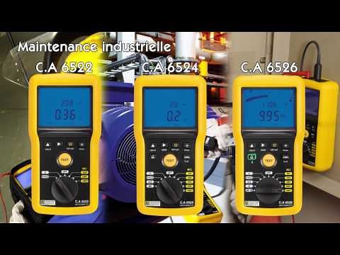 Nouveaux Mégohmmètres Chauvin Arnoux (FR)