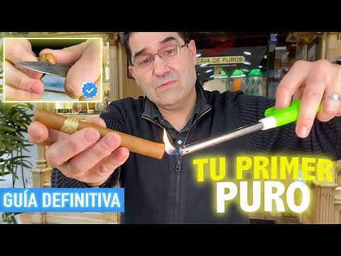 🥇 CÓMO FUMAR un PURO por PRIMERA VEZ | habano SIN CORTADOR [PRINCIPIANTES] | Cigar Specialist