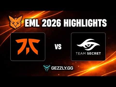 [HIGHLIGHTS] Fnatic vs Secret | EML 2026: Stage 1