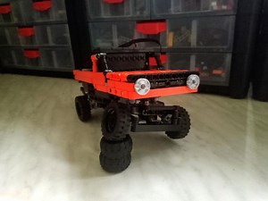 LEGO MOC-208844 Mini trial truck with gearbox (Technic 2025)
