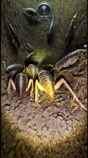 Mole Cricket Gryllotalpidae Burrow POV