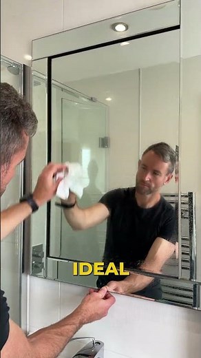 How to Effortlessly Remove Water Spots from Mirrors | Magic Cleaning Hack! ✨🪞