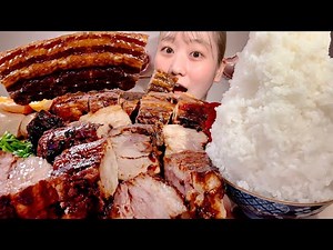 ASMR Braised Pork Belly【Mukbang/ Eating Sounds】【English subtitles】