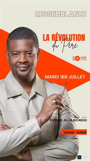 RESSEMBLANCE 😊 📍 Rendez-vous ce soir sur la page Providence Eglise à 20h (heure de Paris) pour un live que vous ne voulez surtout pas manquer ! #paternite #Dieu ##FoiChrétienne #Eternel #Église #Père #Providence #ÉvêqueJellilDoRego | Évêque Jellil do Rego