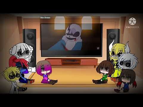 Undertale reacts to L.B. Sans vs Error