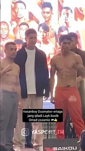 Hasanboy Dusmatov yangi jangi 😱 FACE to FACE #shorts #uzb #uzbekistan #boxing