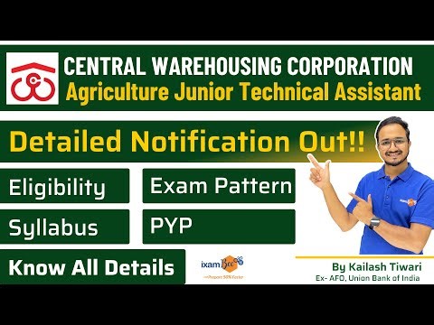 CWC Recruitment 2023 | CWC Detailed Notification Out | Junior Technical Assistant |Know All Details