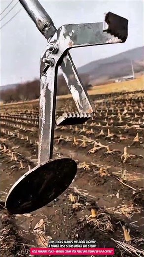 Root Removal Tools – Manual Clamp Tool Pulls Out Stumps Up To 8 cm Fast