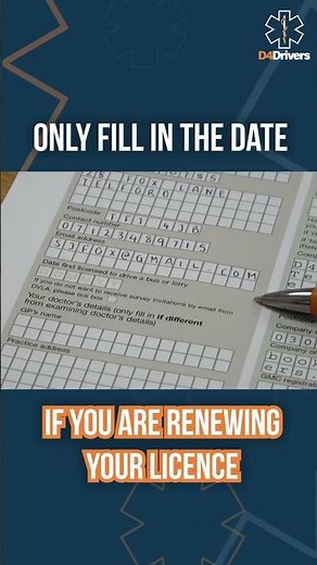 PART 1 - HOW TO FILL OUT THE D4 FORM! #d4form #hgvmedical #drivermedical #d4drivers