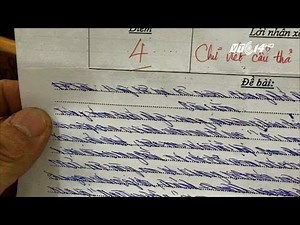 VTC14 | Hà Nội: Học sinh lớp 8 viết chữ siêu xấu muốn nghỉ học