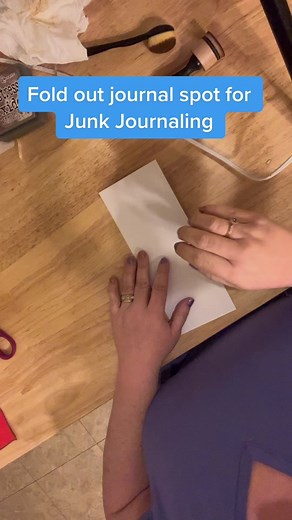 Fold-Out Journal Spot for Junk Journals