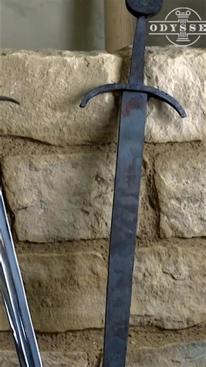 Witness the transformation! What starts as raw metal slowly becomes a unique, beautiful sword. Each one is special, with slight differences that make it a true work of art. It’s lovely to imagine this becoming that in just a few days. #SwordMaking #ArtisanCraft #Metalwork #Swordsmith #Craftsmanship | Odyssey - Ancient History