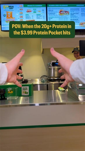 For those with good taste... try Subway's NEW Protein Pockets packed with 20g protein & fresh veggies for $3.99. | Subway