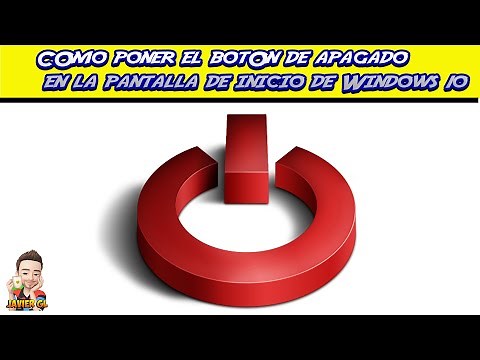 Cómo poner BOTÓN DE APAGADO en Windows 10
