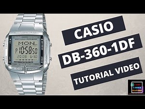 casio DB-360-1ADF | data bank WATCH | CASIO VINTAGE STEEL