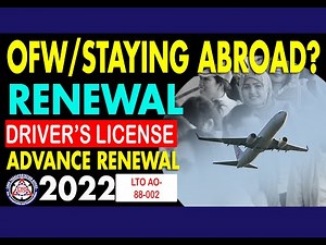 OFW RENEWAL OF DRIVERS LICENSE 2022 LTO STEP BY STEP GUIDE|Edashirph