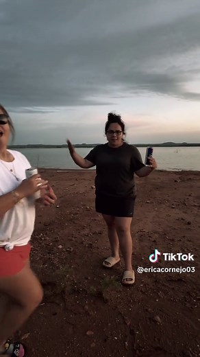 We should be enjoying the water, instead we are making TikTok’s. #fyp #lakelife @lishaaa