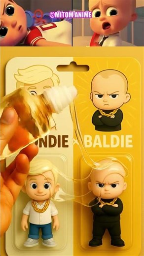 Unboxing Glue Baby Boss Goo Goo Ga Ga x Coffin Dance #babyboss #animation #cartoon