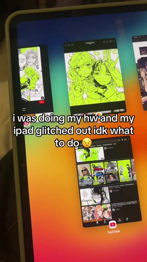 iPad Glitch While Doing Homework
