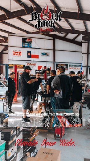 Black Jack Speed Shop team takes performance to new heights with liftkits, tires, and performance accessories! Get ready to take your ride to the next level 🚀 #BlackJackSpeedShop #PerformanceUpgrades #LiftKits #TireUpgrades #SanAntonio #NewBraunfels” | BlackJack Speed Shop