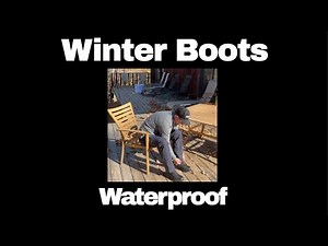 REVIEW Shulook Men's Snow Boots Waterproof Warm Fur Lined Winter Hiking Boot Non-slip