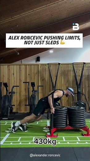 Alex Roncevic’s Insane Sled Push Progression #hyrox