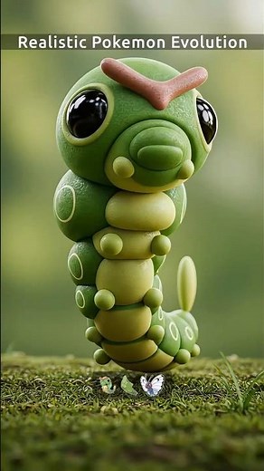 From Tiny Bug to Majestic Butterfly 🐛🦋 | Realistic Pokémon Evolution 🌿✨ #pokemon