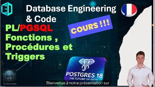 🔥 PL/pgSQL Avancé : Fonctions, Procédures Triggers pour PostgreSQL | DB Engineering Code