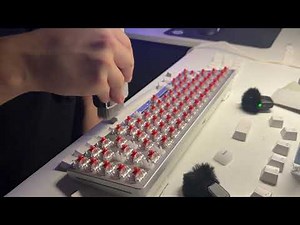 ASMR Mechanical Keyboard Cleaning — Tactile & Brush Sounds — No Talking (4K)