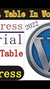 Tablepress || How to create a Table in WordPress | TablePress Complete Setting In Wordpress