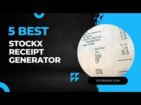 Best Stockx Receipt Generator | free stockx receipt generator | stockx receipt template free