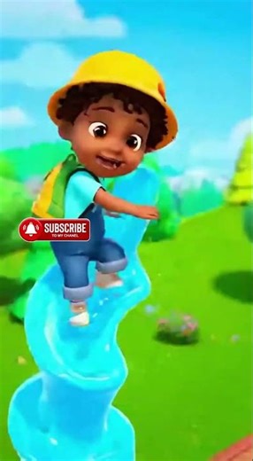 Magic Water Puddle Turns Into Sky Slide! 🌊✨ | Splash Into Fun | Kids Short