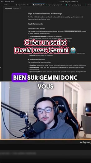Créer un script FiveM avec l’IA Gemini 🤖