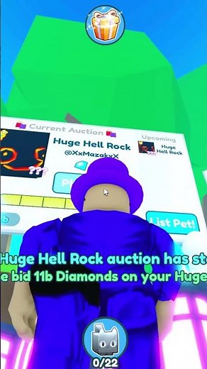 WYSTAWIŁEM HUGE PETA za 1 GEM w PET SIMULATOR X i STAŁO SIĘ TO! | ROBLOX #shorts #roblox #psx