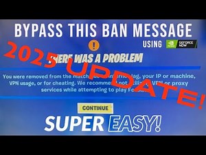 (2025 GUIDE) HOW TO GET *UNBANNED* FROM FORTNITE BY USING GeForce NOW!