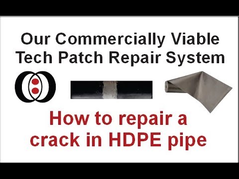 HDPE Pipe Repair Cracked HDPE Pipe Repair