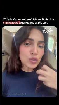 Bhumi Pednekar Reacts To CJP Protest Language Row | Calls For Civility In Public Discourse #cjp