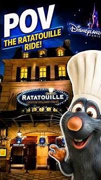 POV: Ratatouille full ride at Disneyland Paris #disneylandparis #ratatouille