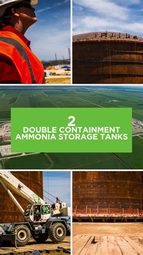 Matrix Service was selected by Orascom to provide engineering, procurement, fabrication and construction services at its Iowa Fertilizer Company. At the time of construction, the nitrogen fertilizer complex was the first world-scale complex built in the U.S. in nearly 25 years. The first contract required the construction of two double containment ammonia storage tanks and three urea ammonia nitrate storage tanks and related structures. The second contract included the construction of the refrig