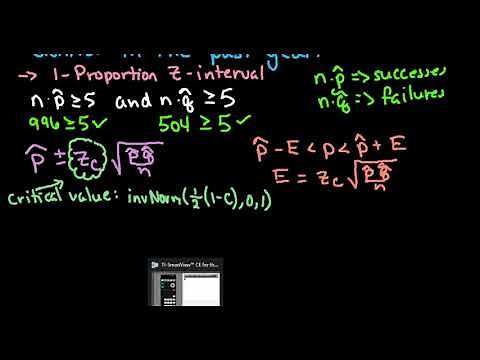 1 Proportion Z-Interval TI-84