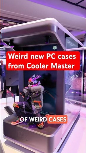 Weird new PC cases from Cooler Master | #pcbuilding