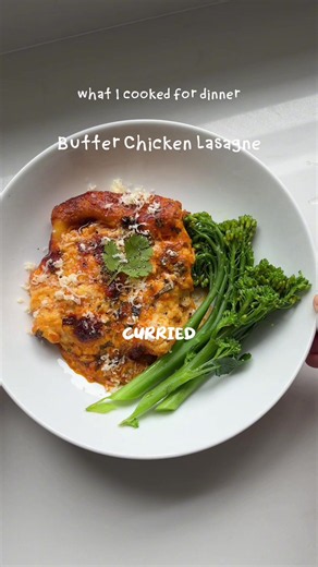 #ad, Butter Chicken Lasagne, perfect for the autumn season, @Aldi UK ingredients! Ingredients (6-10 portions): Chicken Marinade: 2 Chicken Breasts 1tbsp Oil 2tsp Curry Powder 1tsp Cumin 1tsp Ground Coriander 1tsp Chilli Powder 1tsp Paprika 0.5tsp Turmeric 1tsp Salt 1tsp Garam Masala 1tsp Black Pepper Curry base: 2 Onions 1tbsp Garlic, minced 1tbsp Ginger, minced Masala: 1tbsp Oil 2tsp Curry Powder 1.5tsp Cumin 1.5tsp Ground Coriander 1tsp Chilli Powder 1tsp Paprika 0.5tsp Turmeric 1.5tsp Salt 1t