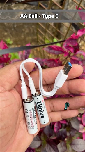 AA Rechargeable Battery Type C charging