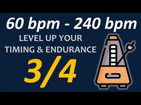 60 BPM to 240 BPM – Build Elite Endurance & Speed in 3/4 Time Signature