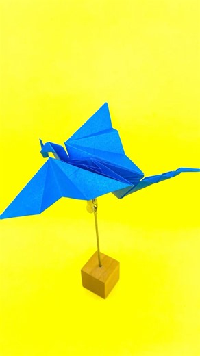 Origami Paper Flapping Dragon | How to make an easy origami flapping dragon (No.12)