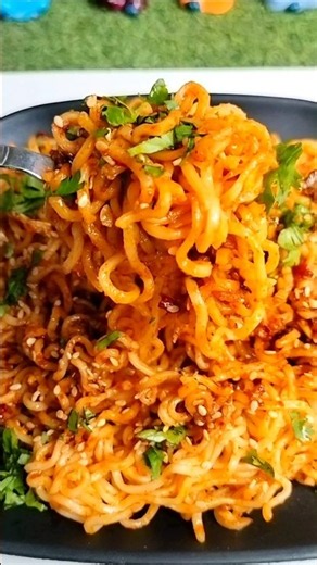 Korean Maggi Recipe | Spicy Korean Noodles | Viral Korean Maggi #shorts #koreanmaggi